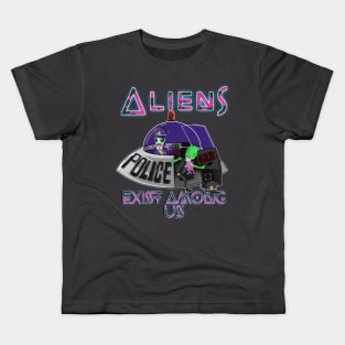 27ALIENS EXIST AMONG US Kids T-Shirt